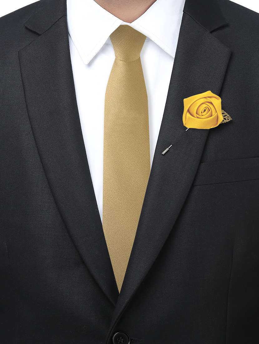 yellow fabric lapelpin - 15465947 -  Standard Image - 1