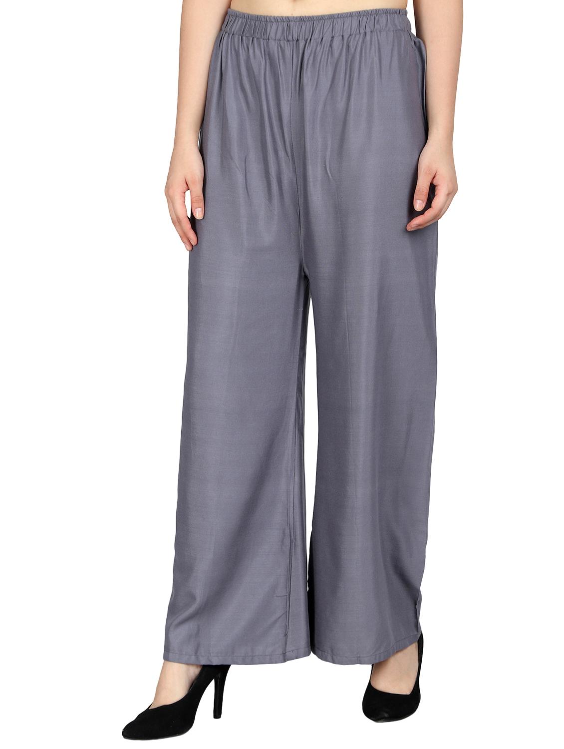high waist straight palazzo - 15466496 -  Standard Image - 1