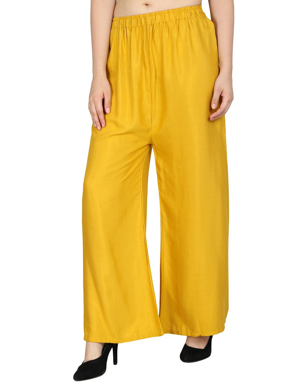 high waist straight palazzo - 15466498 -  Standard Image - 1