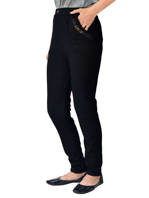 high waist embellished jegging - 15467095 -  Standard Image - 1