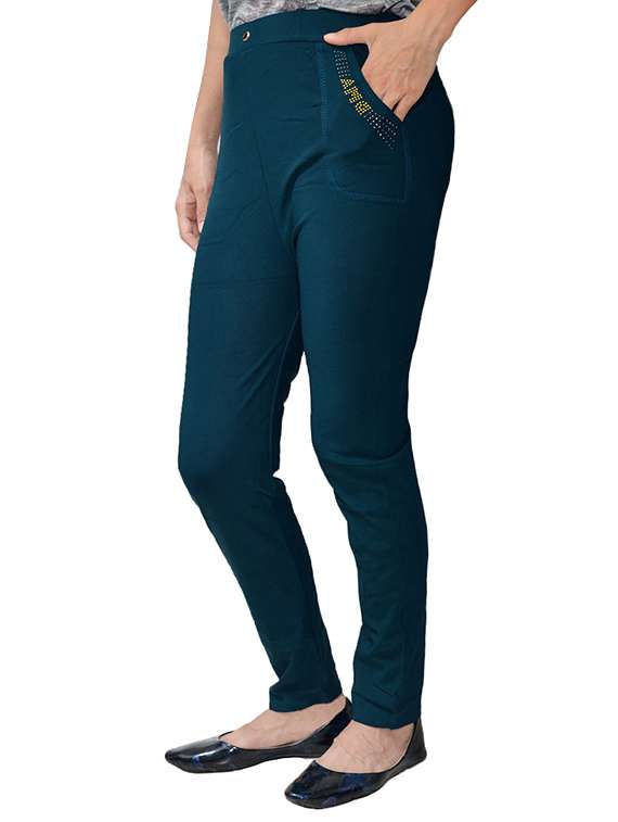 high waist embellished jegging - 15467096 -  Standard Image - 1