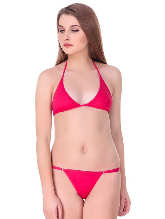 set of 3 halter neck bikini set - 15467192 -  Standard Image - 1