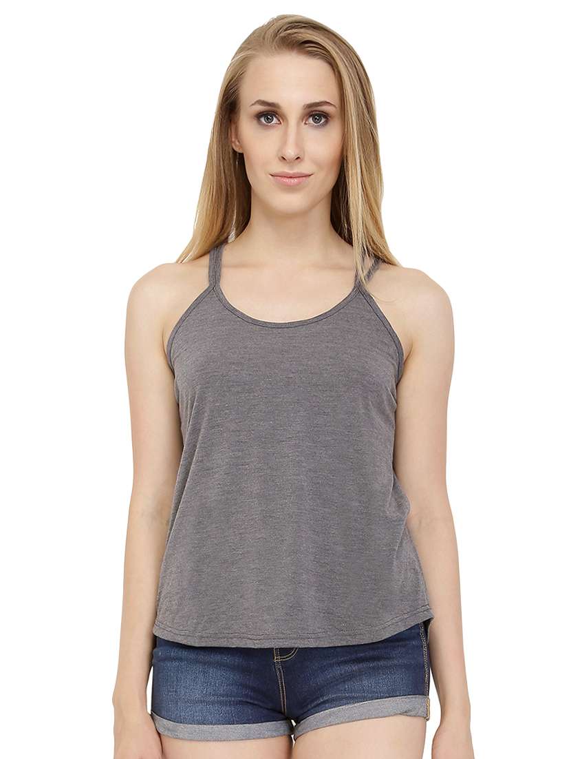 criss-cross back strappy top