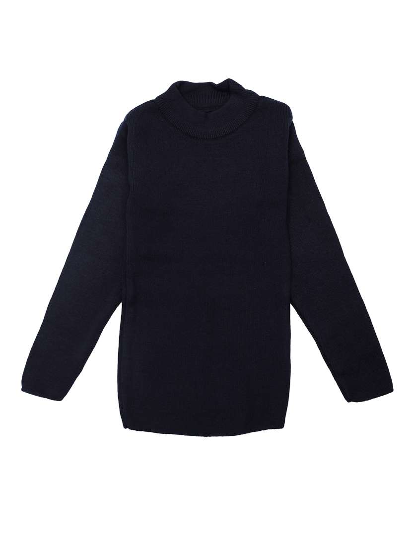 navy blue wool  sweater