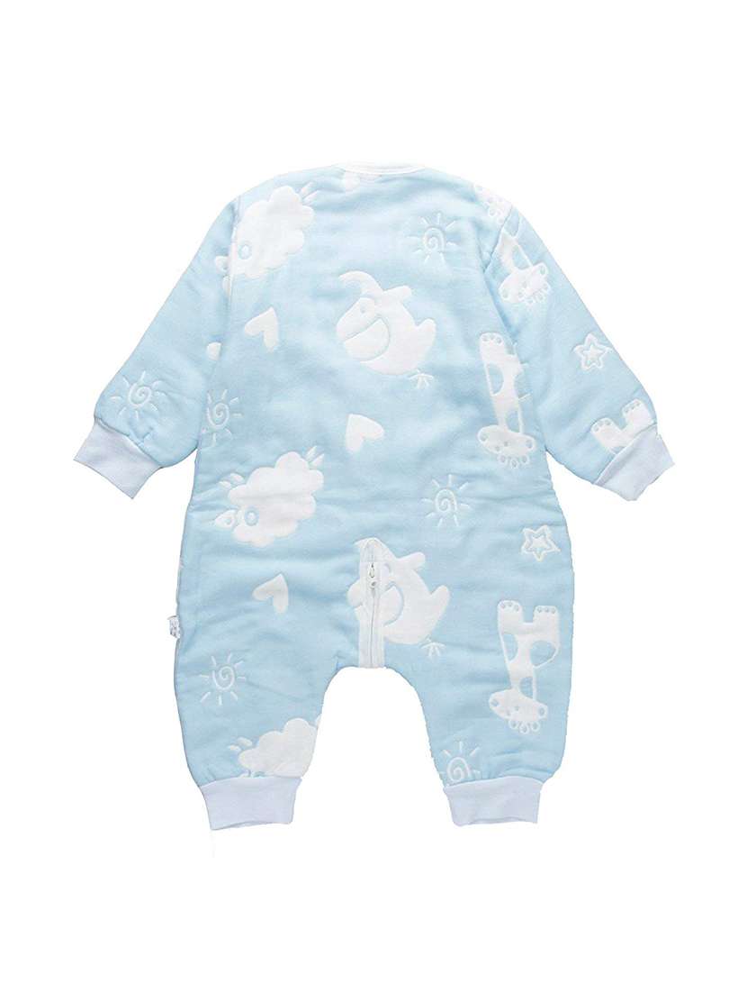 blue cotton  romper - 15472803 -  Standard Image - 1