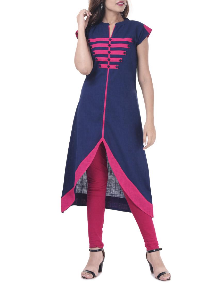 women's asymmetric kurta - 15472823 -  Zoom Image - 0