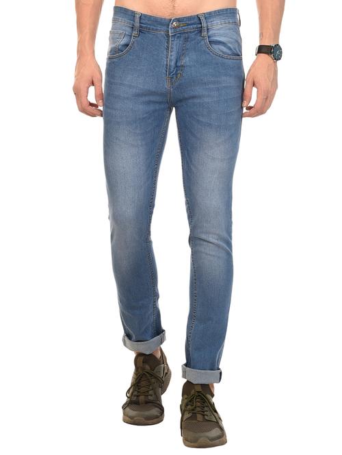 mens slim fit plain jeans - 15473619 - Standard Image - 0