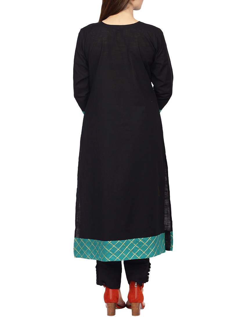 straight printed kurta - 15476504 -  Standard Image - 1
