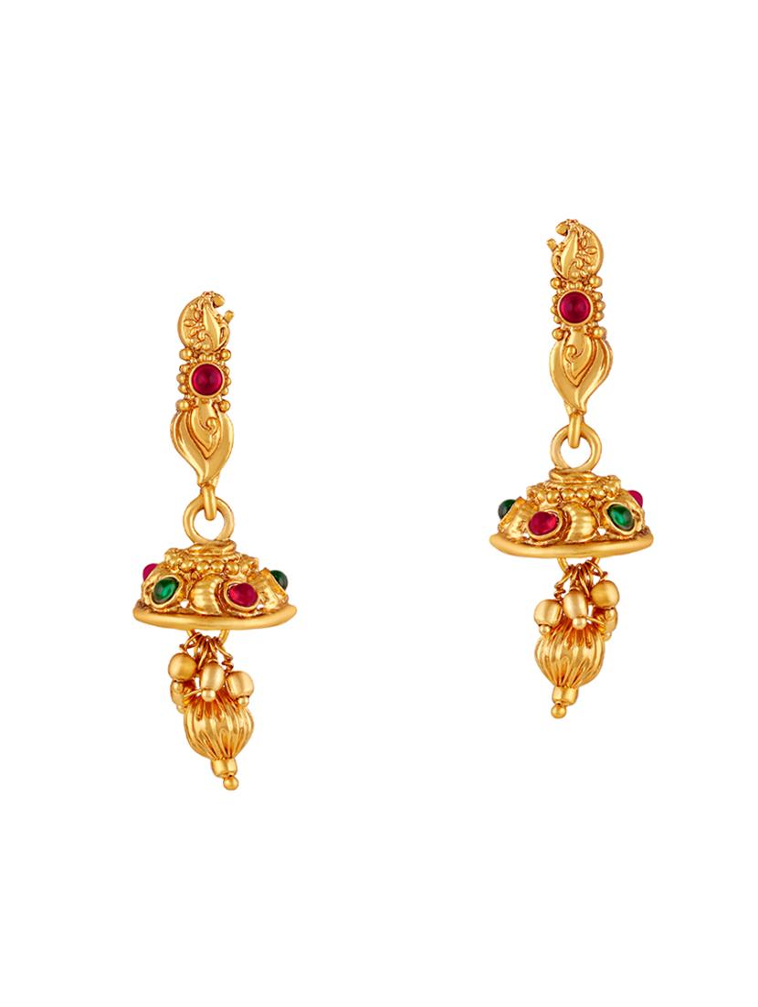 gold tone necklace & earrings set - 15476979 - Standard Image - 1