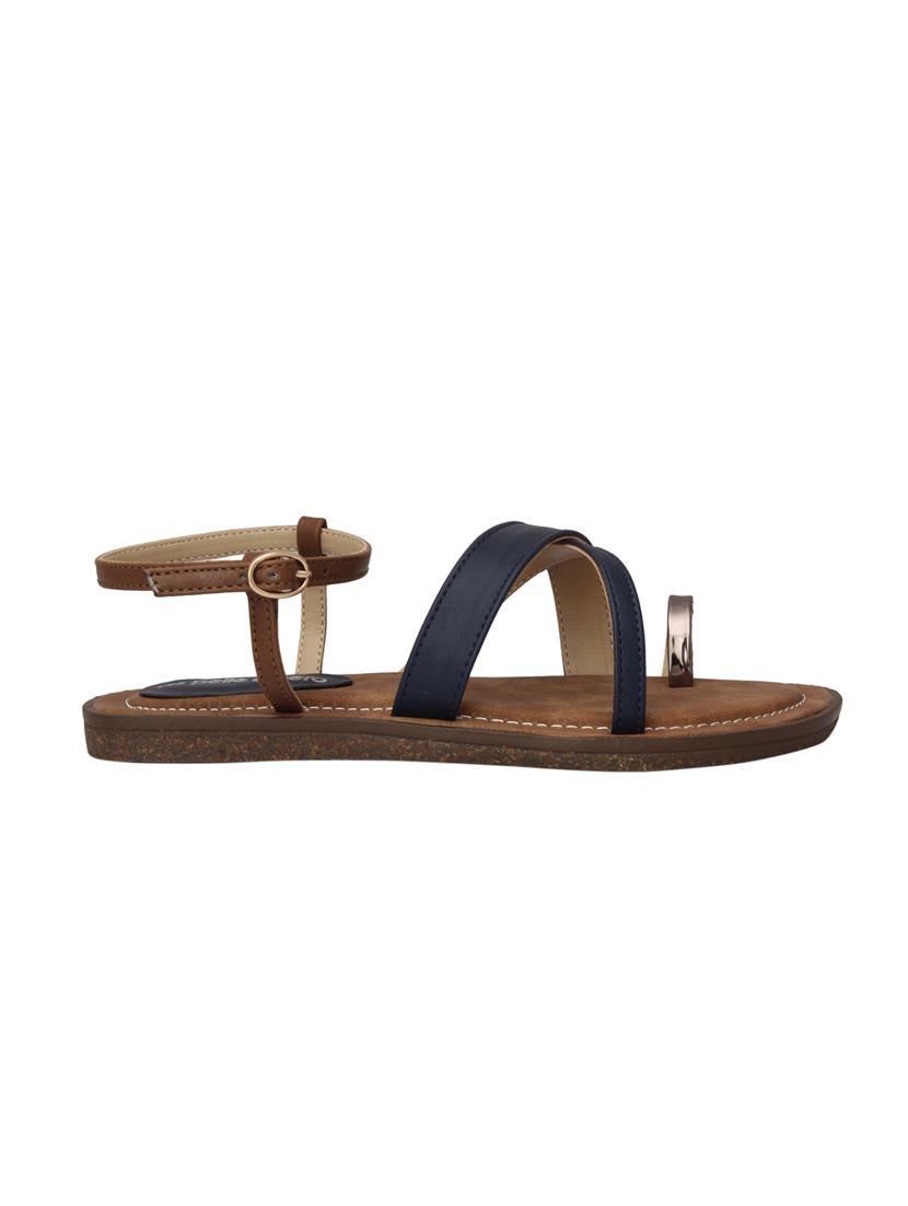 blue ankle strap sandals - 15477230 - Standard Image - 1