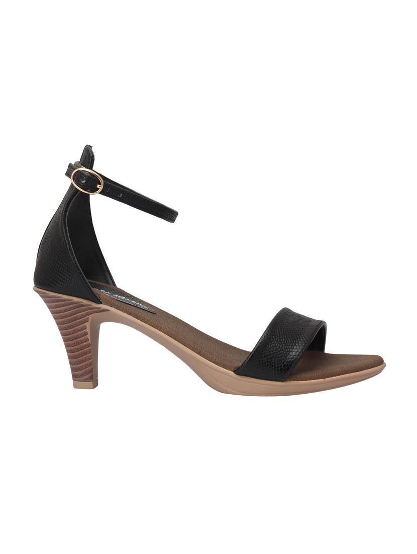 black ankle strap sandals - 15477236 -  Standard Image - 1