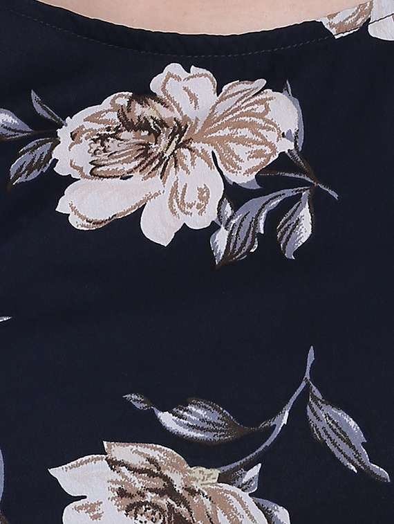 floral printed fit & flare dress - 15478559 -  Standard Image - 4