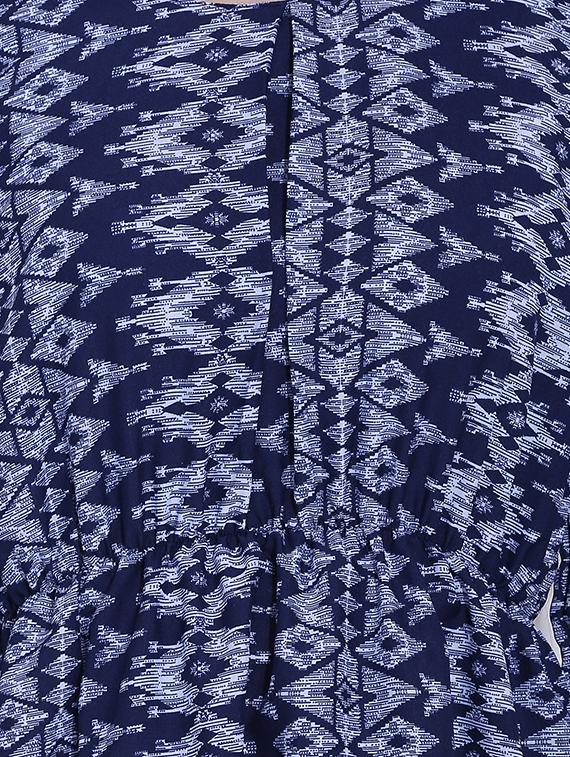 fit & flare printed dress - 15478561 - Standard Image - 4