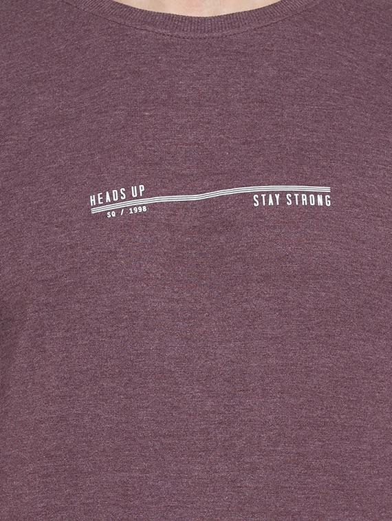 purple cotton chest print sweatshirt - 15480459 - Standard Image - 4