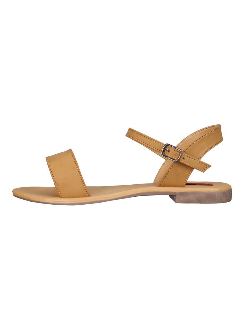 tan back strap sandals - 15481145 - Standard Image - 1