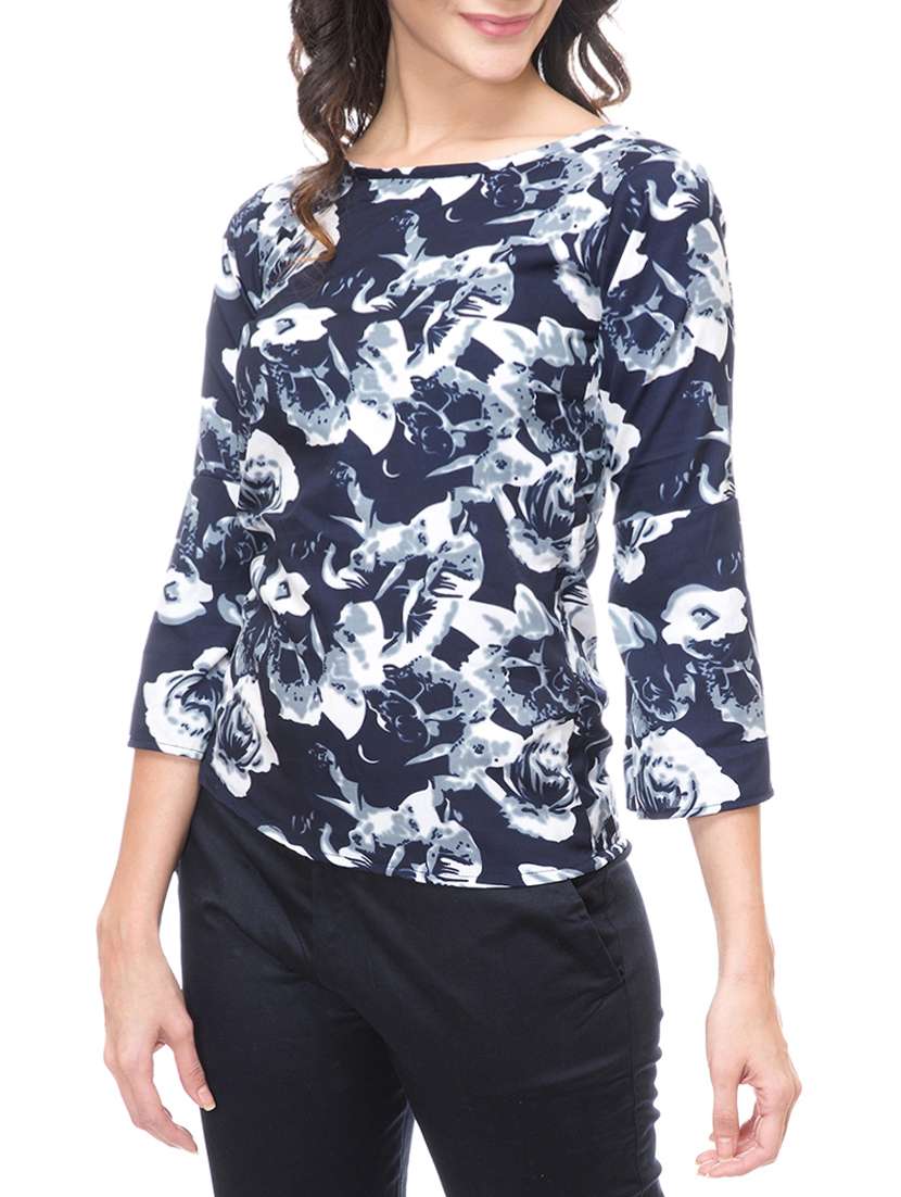 women's a line boat neck top