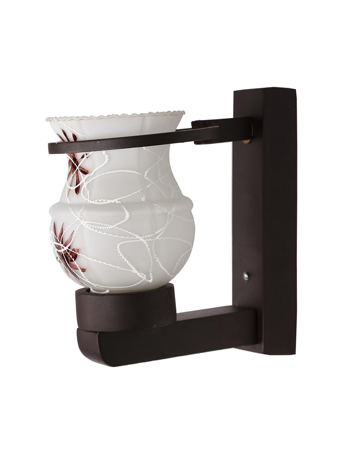 new designer hand decorative colorful glass wall lamp light with stylish wooden fitting new-el47 - 15489661 - Standard Image - 1