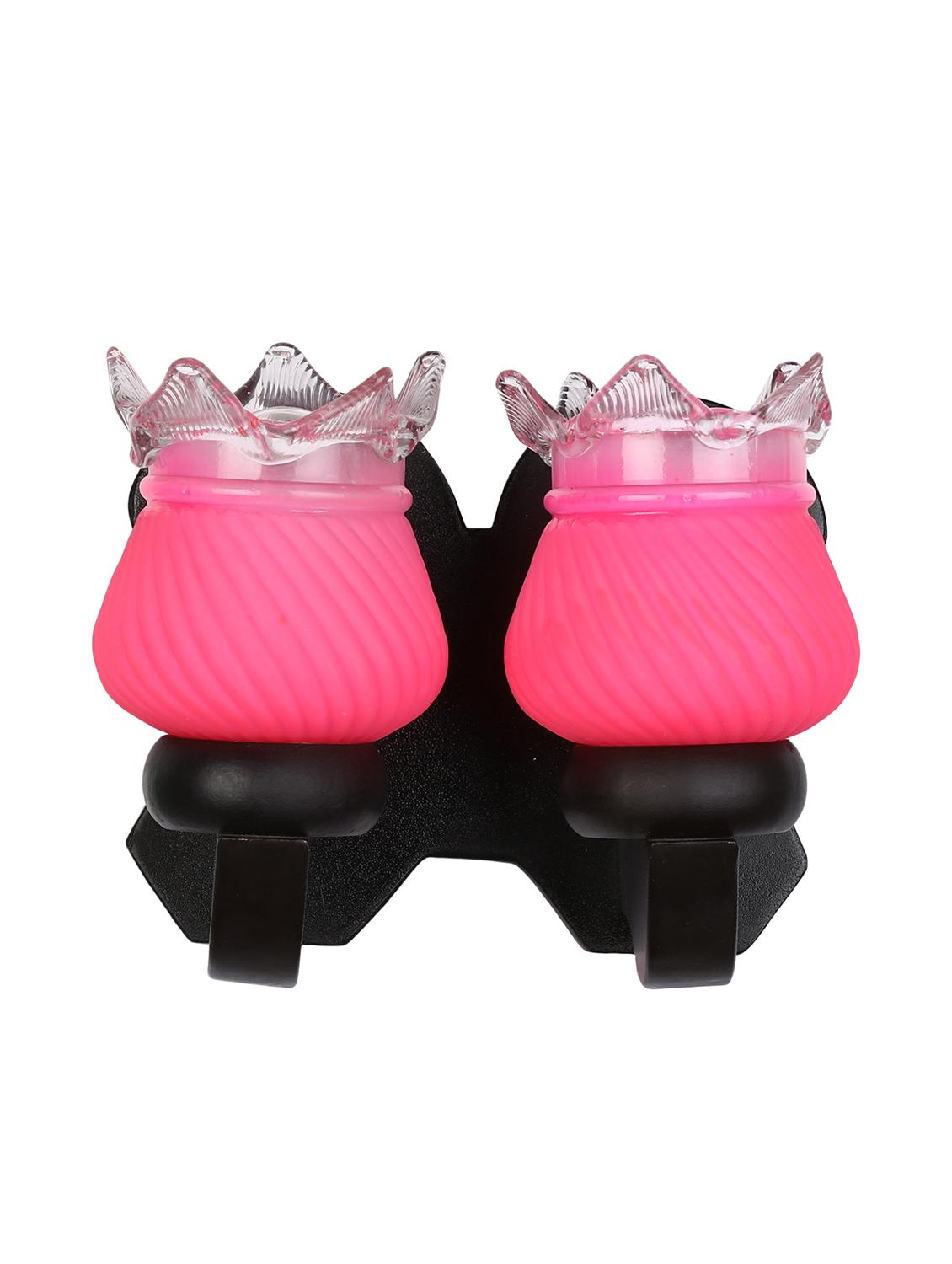 new stylish twins hand decorative colorful glass wall lamp light with royal wooden fitting dn-2wa37 - 15489715 -  Standard Image - 1