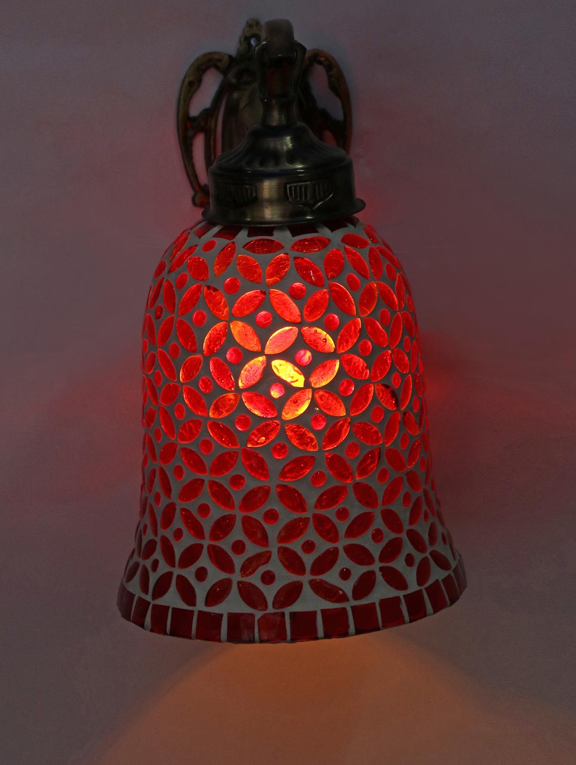 stylish hand decorative colorful glass wall lamp light with elephant shape fitting ( set of two )ew-el85 - 15489822 -  Standard Image - 1
