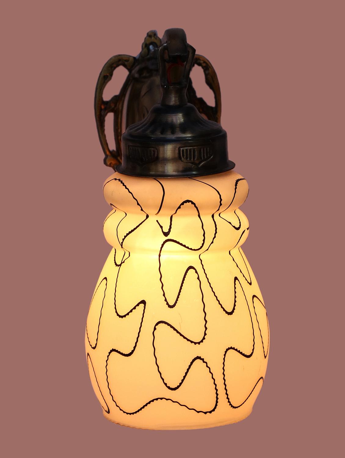 stylish hand decorative colorful glass wall lamp light with elephant shape fitting ( set of two )ew-el93 - 15489830 - Standard Image - 1