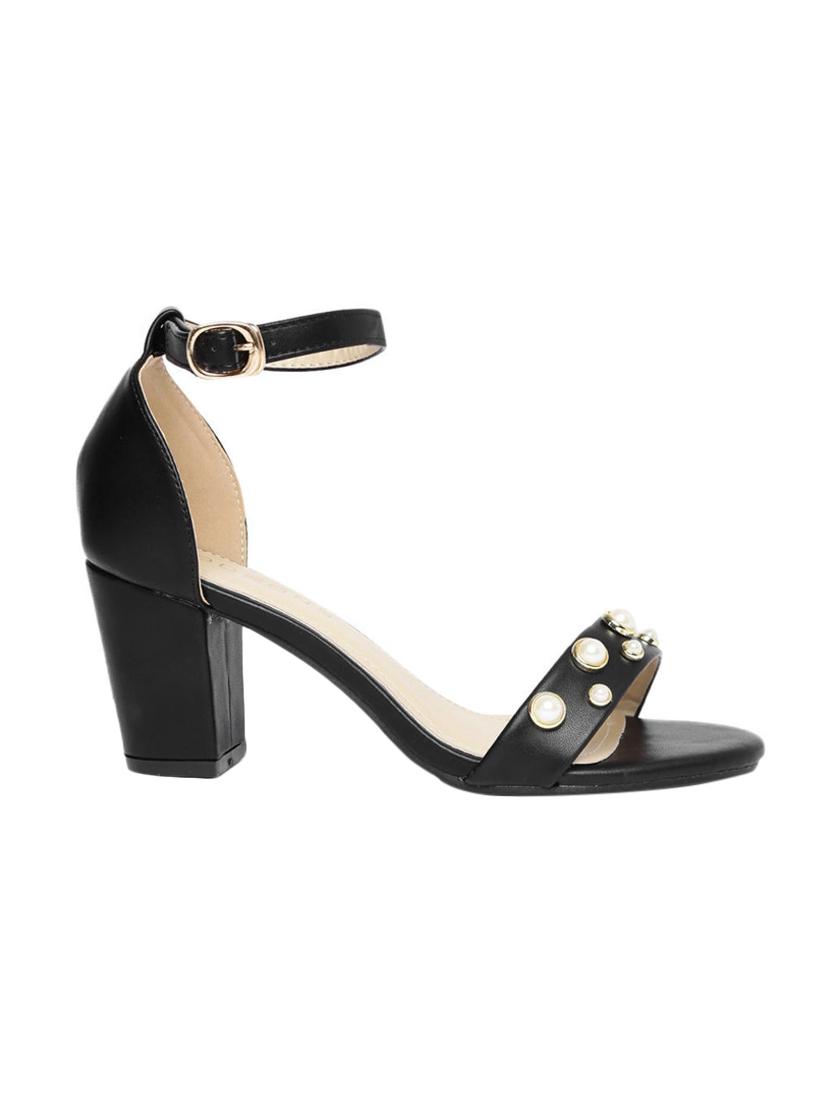 black ankle strap sandals - 15497890 -  Standard Image - 1