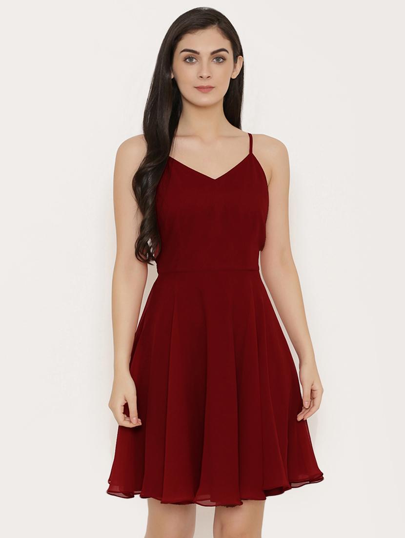 tie back skater dress - 15498673 -  Zoom Image - 0