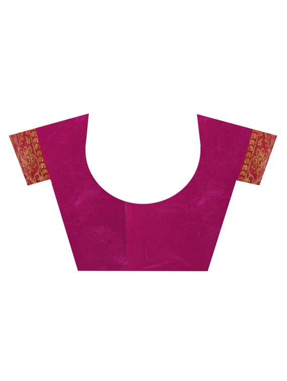 zari motif banarsi saree with blouse - 15504230 - Standard Image - 1