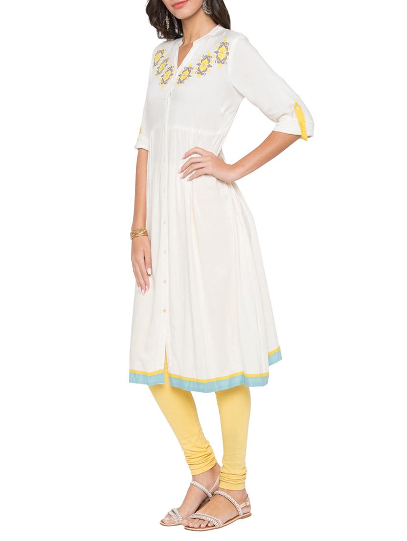 flared printed kurta - 15504916 -  Standard Image - 1