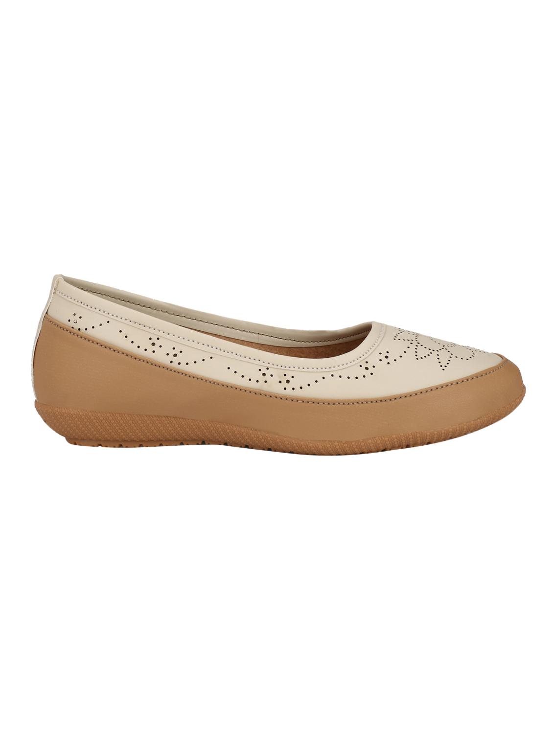 beige slip on ballerinas - 15504996 - Standard Image - 1
