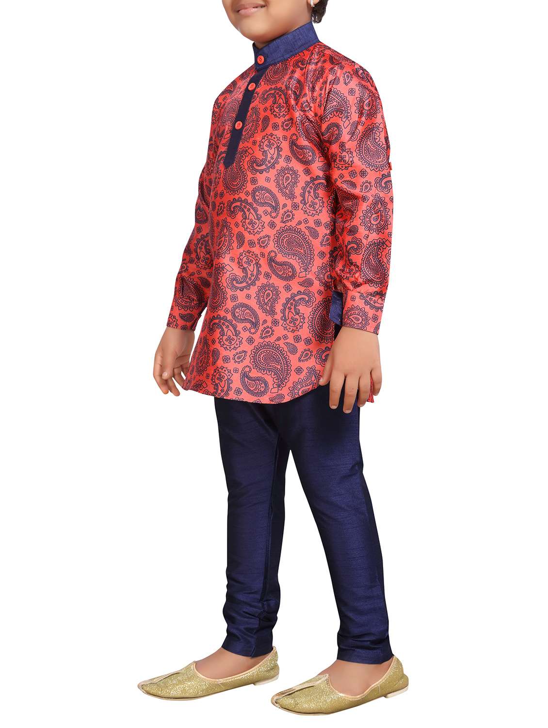 pink cotton kurta set - 15506787 - Standard Image - 1
