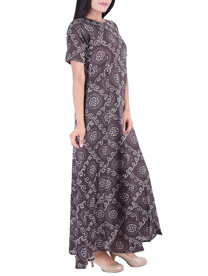 bandhani anarkali kurta - 15511340 - Standard Image - 1