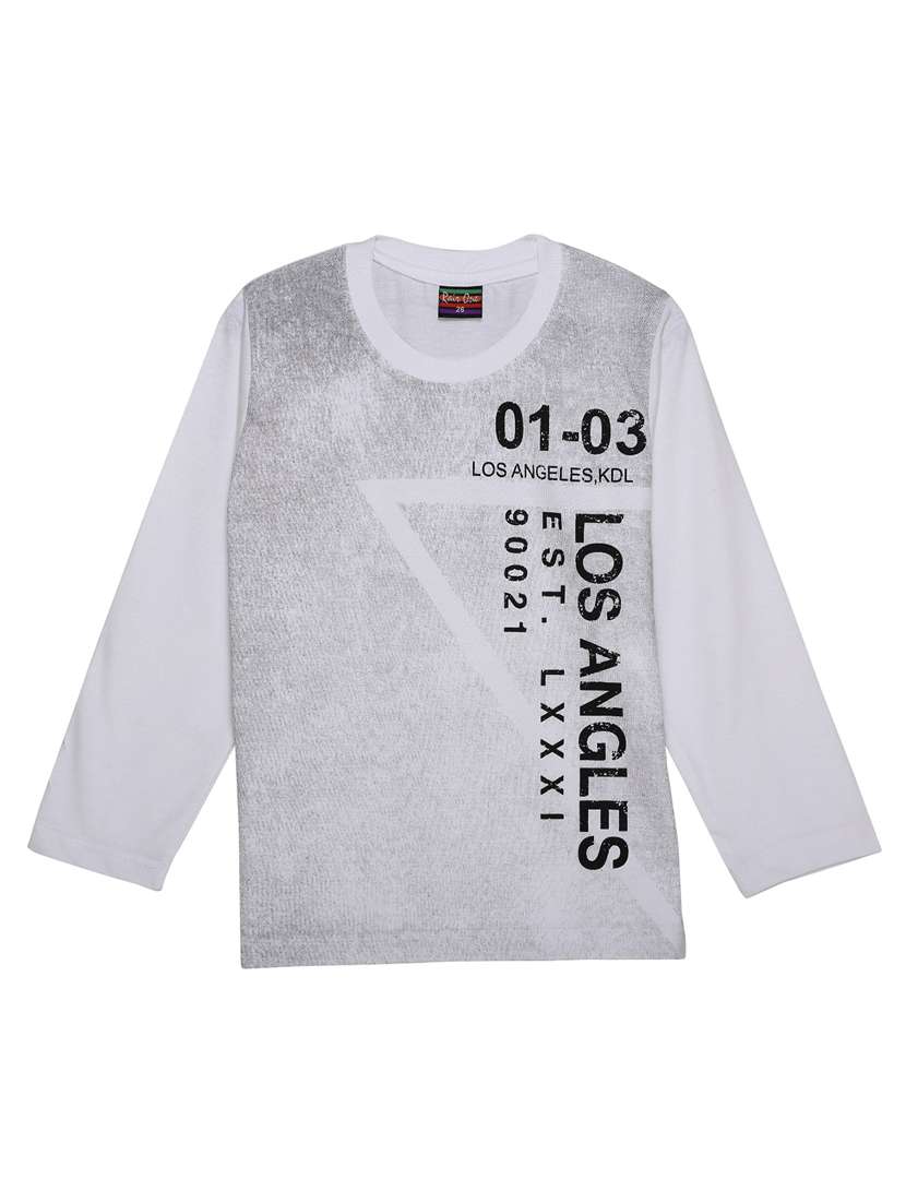 white cotton tshirt