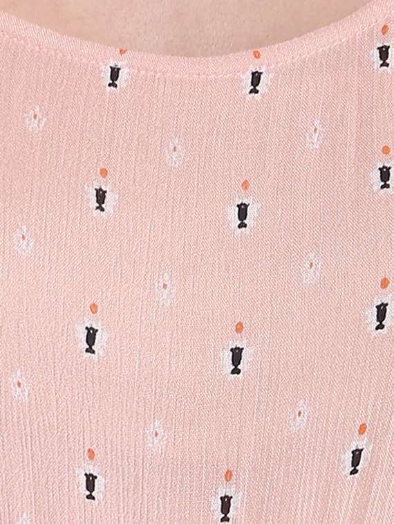 drawstring waist fringed lace romper - 15514961 -  Standard Image - 4