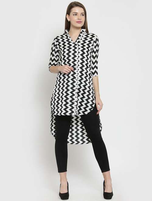 women's high-low kurta - 15515838 - Standard Image - 0