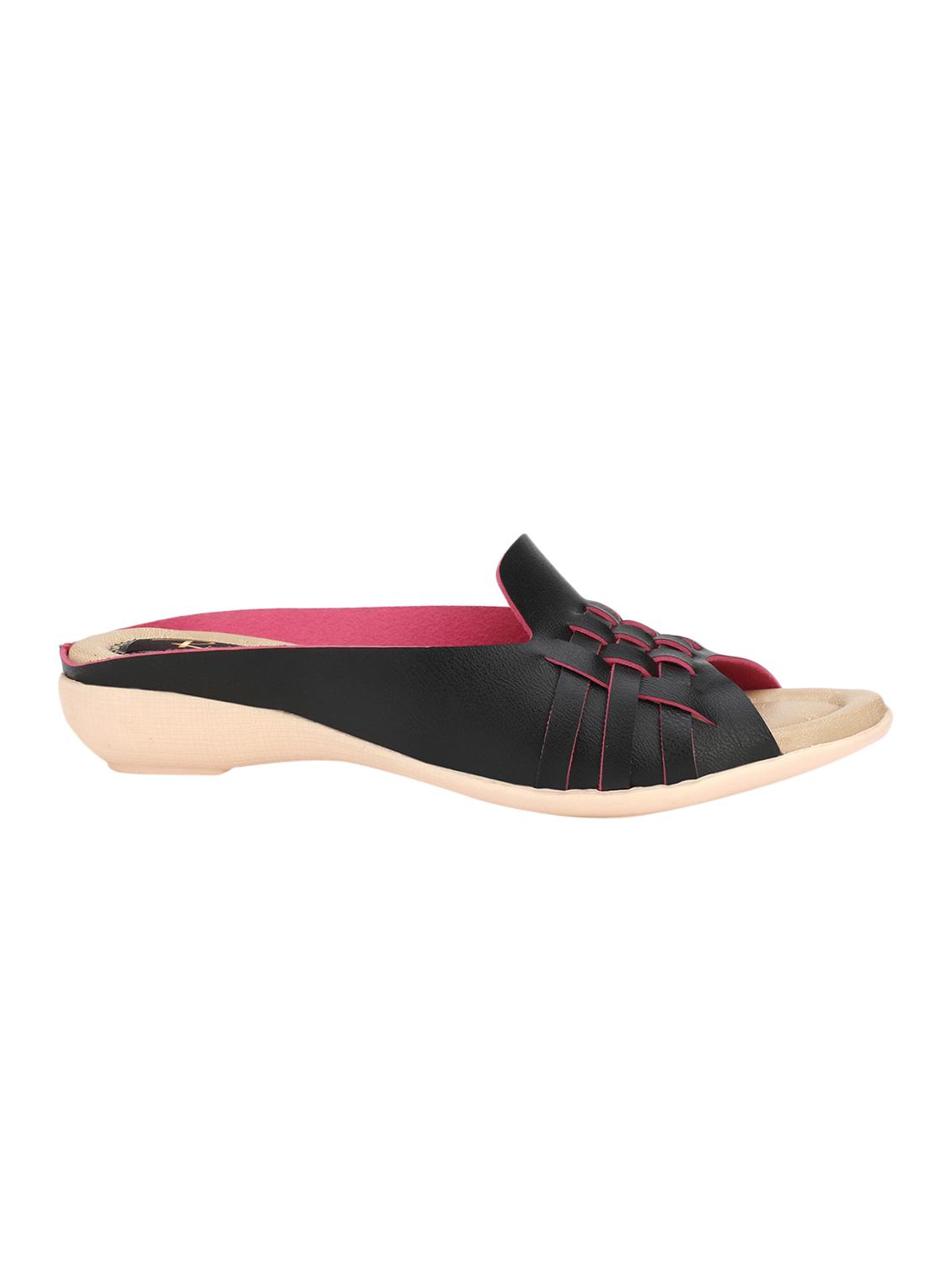 black slip on wedges - 15516086 -  Standard Image - 1