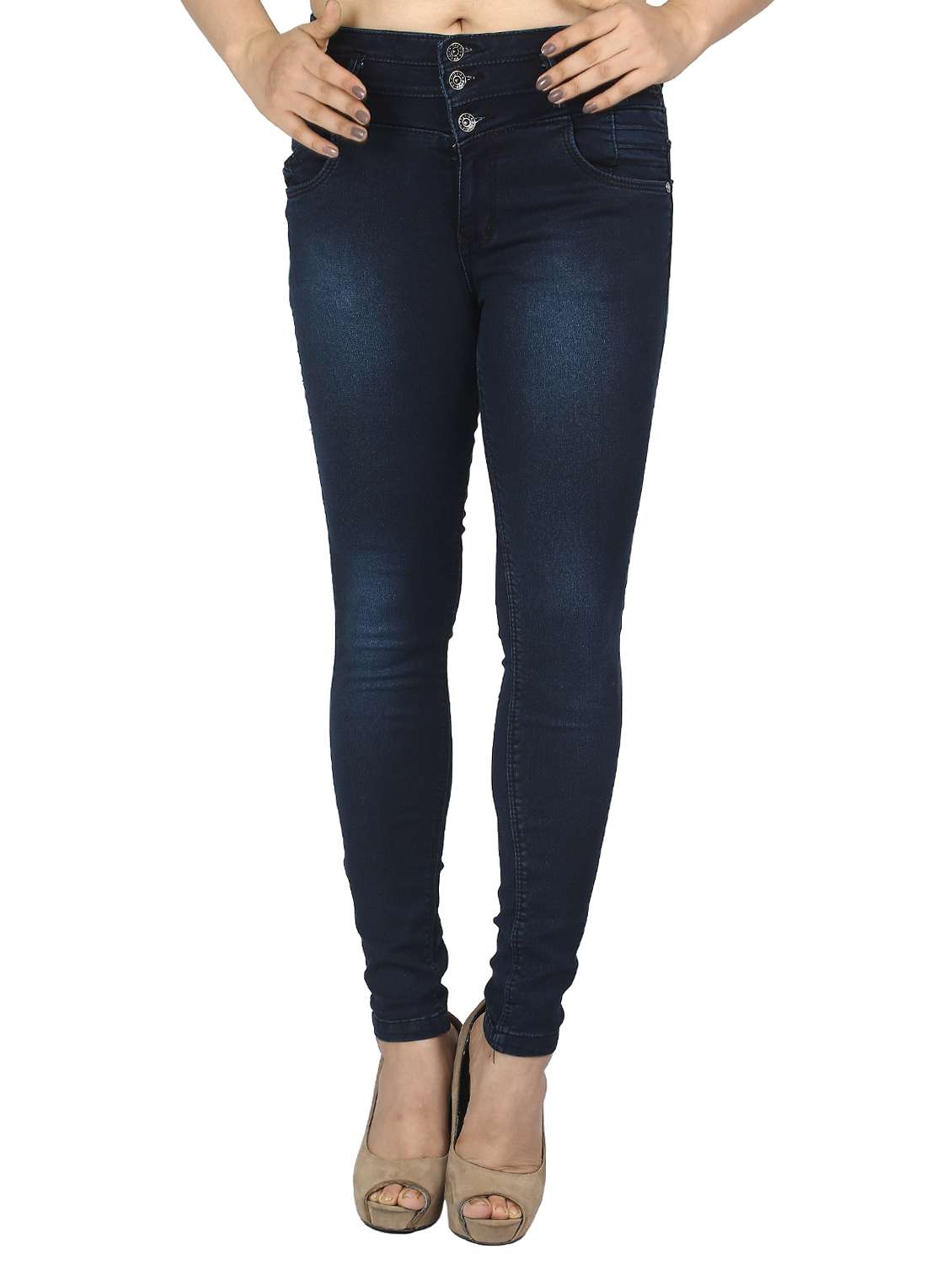 women's plain skinny fit jeans