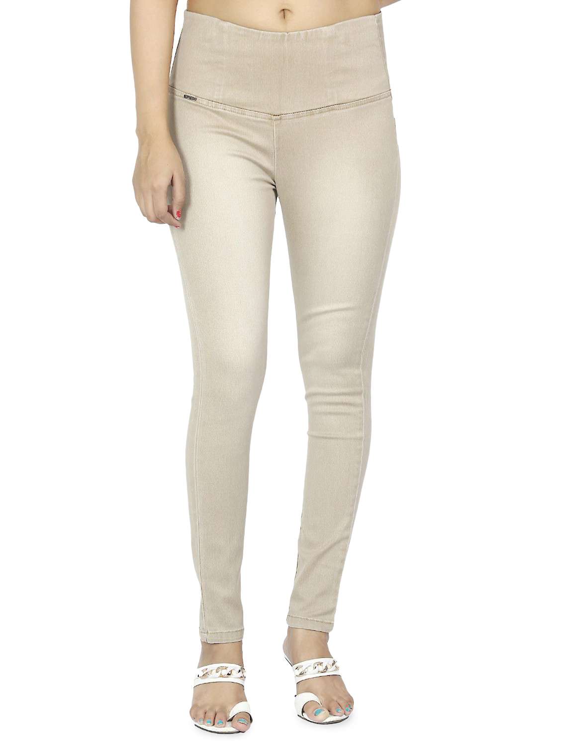 stone washed denim jegging - 15518248 - Zoom Image - 0