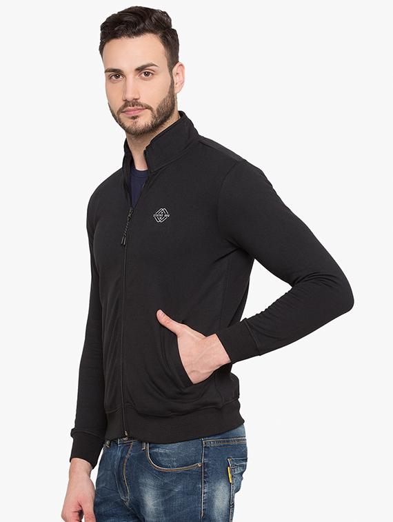 black cotton sweatshirt - 15518970 -  Standard Image - 1