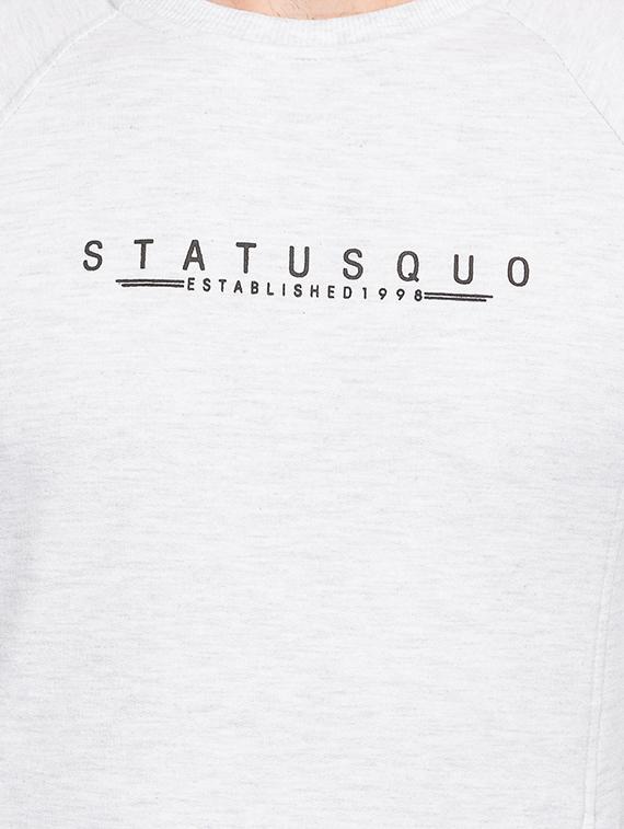white cotton chest print sweatshirt - 15518972 - Standard Image - 4