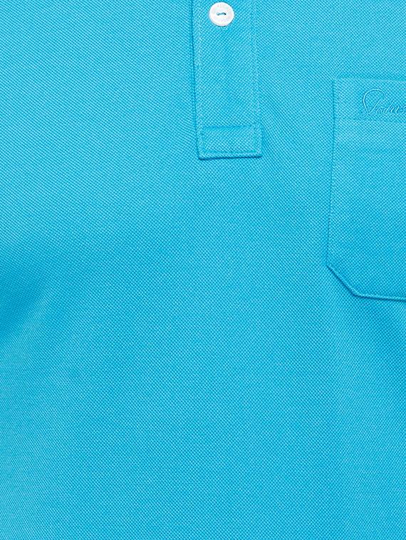 blue cotton pocket t-shirt - 15519081 - Standard Image - 4