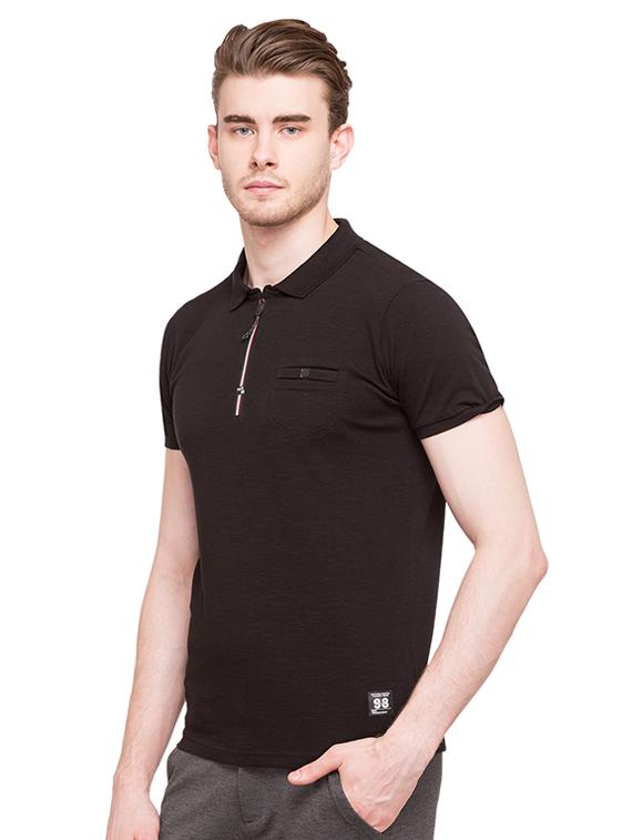 black cotton pocket t-shirt - 15519108 -  Standard Image - 1