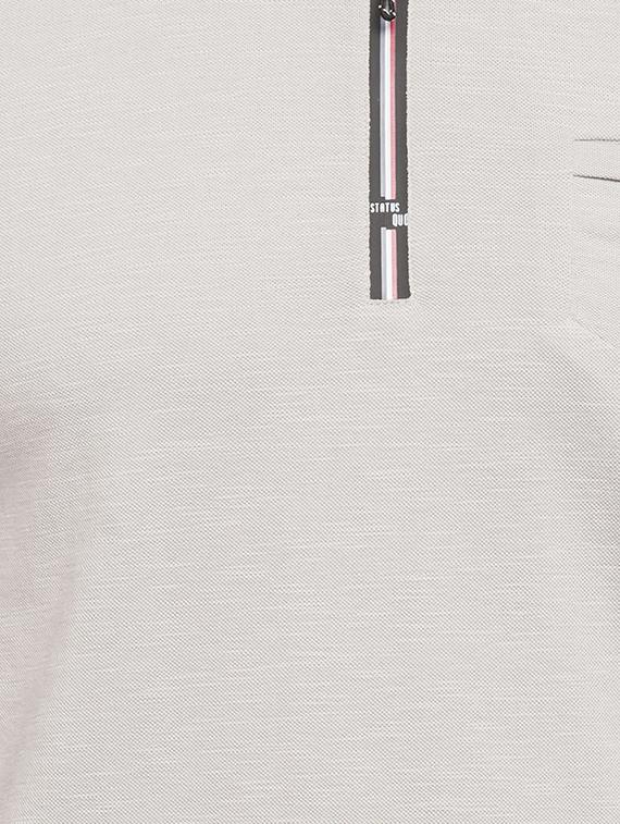 beige cotton pocket t-shirt - 15519109 - Standard Image - 4