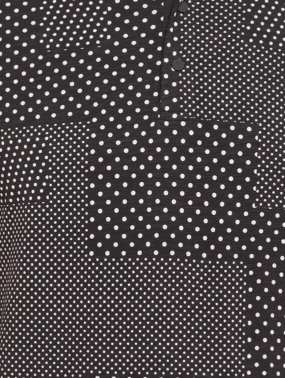 black cotton all over print t-shirt - 15519112 - Standard Image - 4