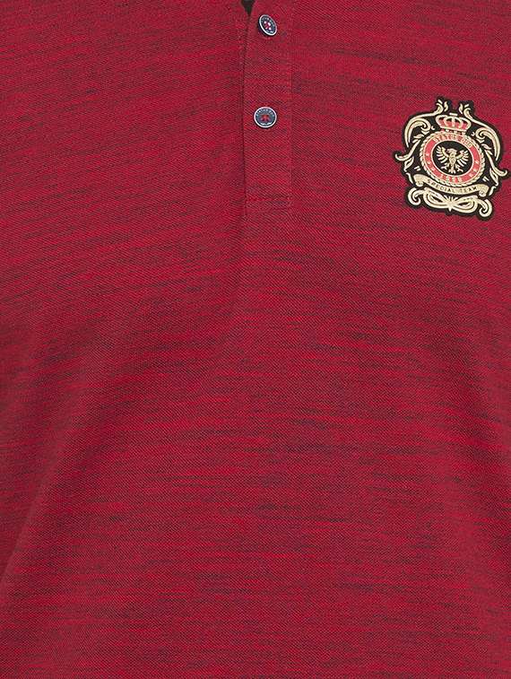 red cotton polo t-shirt - 15519129 -  Standard Image - 4