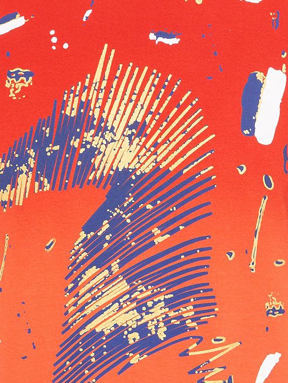 orange cotton front print t-shirt - 15519155 - Standard Image - 4