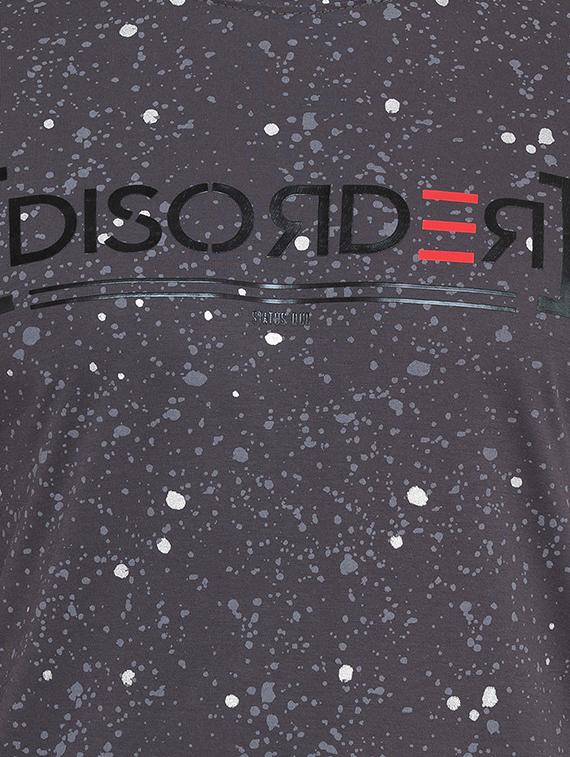 grey cotton all over print t-shirt - 15519183 - Standard Image - 4