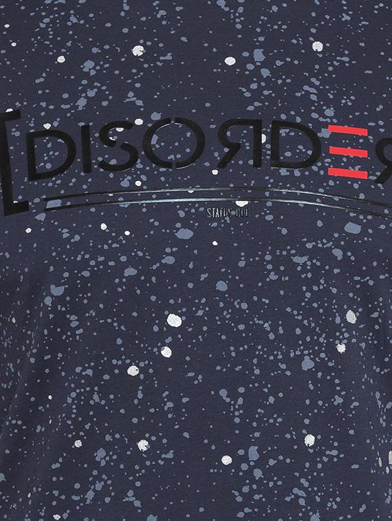 blue cotton all over print t-shirt - 15519184 - Standard Image - 4