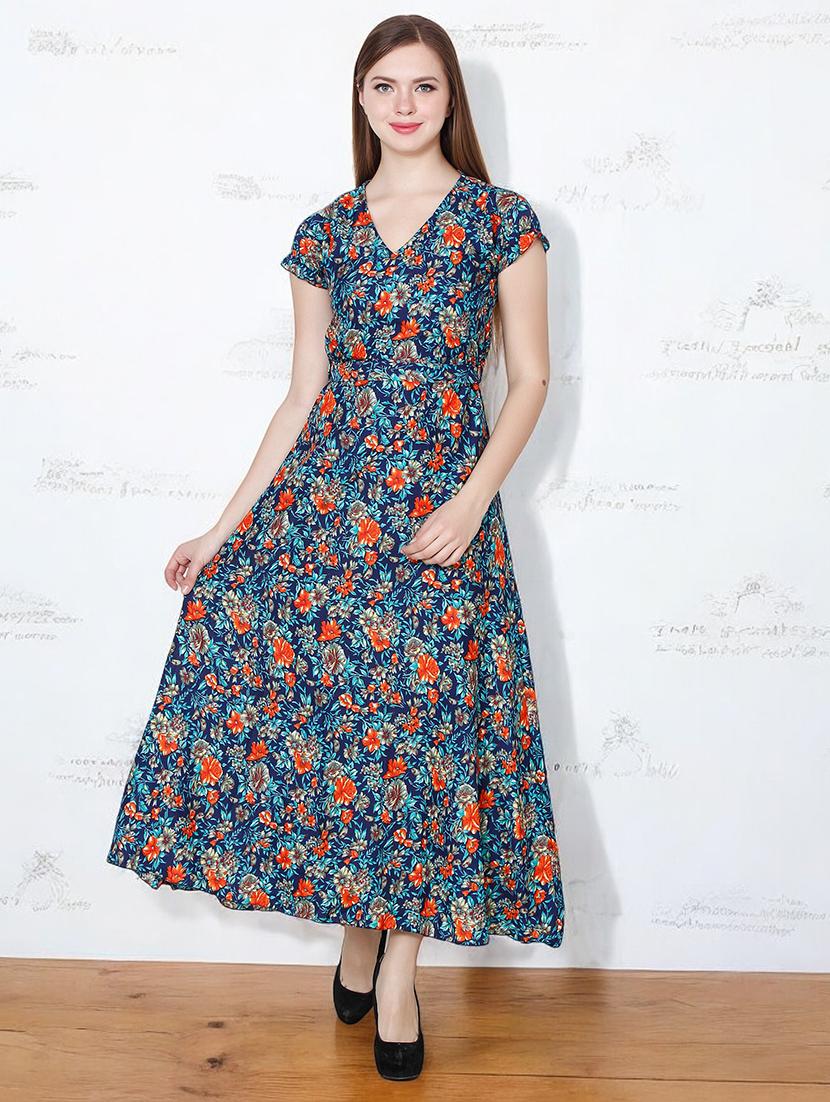 women's fit & flare floral dress - 15521054 -  Zoom Image - 0