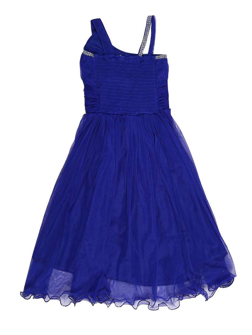 blue net frock - 15528345 - Standard Image - 1