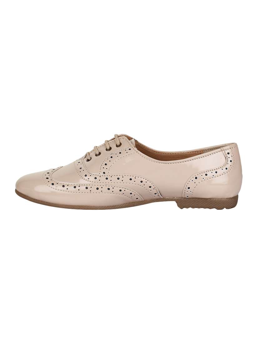 beige lace-up casual shoes - 15533404 -  Standard Image - 1